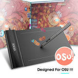 OSU Tablet VEIKK S640 Ultra-Thin 6x4 Inch Graphics Drawing Tablet with Battery-Free Pen 8192 Levels Pressure