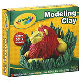 Crayola 57-0300 Assorted Colors Modeling Clay 4 Count (Pack of 2)