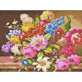 Diamond Painting Kits for Adults Kids, 5D DIY Flowers Diamond Art Accessories with Round Full Drill for Home Wall Decor - 15.7×11.8Inches