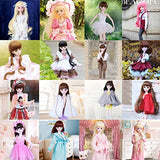 Homyl Enchanted White Sequined Tulle Dress Outfit Clothing for 1/3 60cm Night Lolita BJD SD Doll