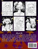 Chibi Girls Halloween Coloring Book: Kawaii Coloring Book Features Lovable Cute Chibi Girl With Halloween Witch Candy Boo Pumpkin