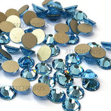 AQUAMARINE (202) lake blue Swarovski NEW 2088 XIRIUS Rose 20ss 5mm flatback No-Hotfix rhinestones