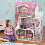KidKraft 65934 Annabelle Wooden Dolls House with Furniture and Accessories Included, 3 Storey Play Set for 30 cm/12 Inch Dolls