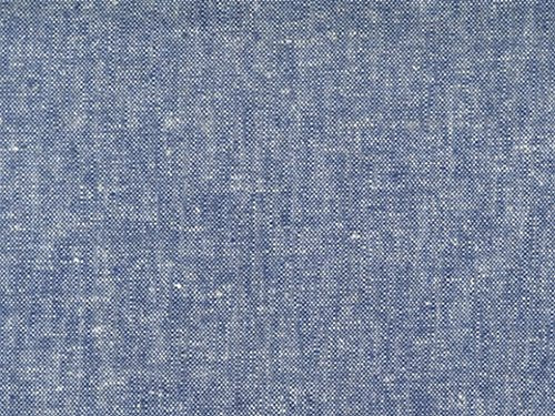 Robert Kaufman Brussels Washer Yarn Dye Linen Dress Fabric Denim - per metre