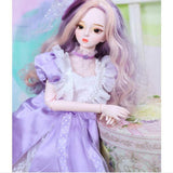 1/3 Bjd Doll,SD Dolls Full Set 60Cm 24 Inch Ball Jointed Dolls Toy Action Figure with Clothes Wig Shoes Makeup