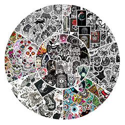 350pcs Gothic Stickers Pack,Satanic Stickers,Witchy Stickers,Devil Stickers for Adults Teens,Cool Goth Stickers for Skateboard Water Bottle Laptop Scrapbooking Luggage Guitar