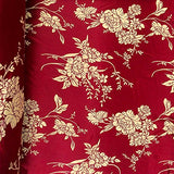 Burgundy Velvet Jacquard Damask Fabric 118'' Wide sold By The Yard for Curtains, Drapery,