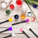 AIFUDA 12 Pcs Silicone Magic Brushes Epoxy Resin Applicator Sticks for DIY Painting Mixing & Spreading to Glitter Tumblers, Acrylic Cups, Mug