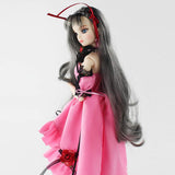MLyzhe Ball Jointed BJD Doll with Skirt Wig Shoes and Accessories Body Dolls Dress DIY