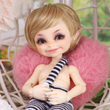 BJD Dolls 1/7 SD Doll Jointed Movable Dolls Toy Gift for Christmas Girl Can Choose Eyeball Color and Change Poses,Blackeyeball