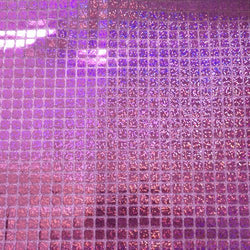 Hologram Square Faux Sequin Fuchsia 45 Inch Fabric by the Yard (F.E.®)