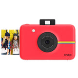 Polaroid Snap Instant Digital Camera (Red) with Polaroid 2x3ʺ Premium Zink Zero Photo Paper 50-Pack