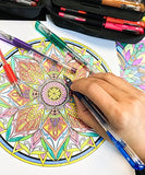 ColorIt Gel Pens For Adult Coloring Books – Premium Ink Gel Pens Set With Case Includes 48 Artist