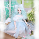 AKL Educational Dolls, Bjd Doll Sd Doll 1/3 60Cm 24" Joints SD Dolls Cosplay Fashion Dolls with Clothes Shoes Wig Makeup Surprise Gift Toy