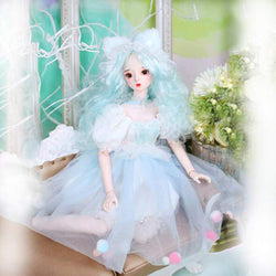 AKL Educational Dolls, Bjd Doll Sd Doll 1/3 60Cm 24" Joints SD Dolls Cosplay Fashion Dolls with Clothes Shoes Wig Makeup Surprise Gift Toy