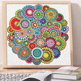 DIY 5D Diamond Painting Kits for Adults, Round Full Drill Cartoon Crystal Rhinestone Embroidery Cross Stitch Picture Supplies Arts Craft for Home Wall Decor (12x12inch)