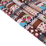 RayLineDo 100% Cotton Linen Printed Fabric Countryside Style Patchwork Tablecloth 150cm wide -