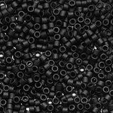 Miyuki Delica Seed Bead 11/0 DB310 , Opaque Black Matte, 9-Grams/Pack