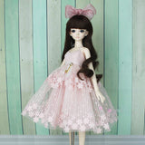 BJD Doll Clothes Dress Suit with Headdress for SD BB Girl Ball Jointed Dolls,1/3