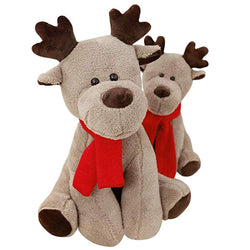 YFLY Elk Christmas Doll Plush Toy Doll for Children,38CM Pillow Plush Toys Winter Christmas Doll Gift