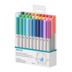 NICAPA 0.4 Tip Fine Point Pens for Cricut Explore Air 2 /Maker-Set of 30 Colors