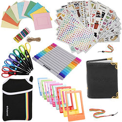 Holiday Accessory Gift Bundle for HP Sprocket, Prynt Instant Printer - Pouch + Edged Scissors +