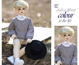 Handmade BJD Doll, 1/4 40Cm Ball Jointed Doll with Clothes Outfit Shoes Wig Hair Makeup, Sunny Handsome Doll