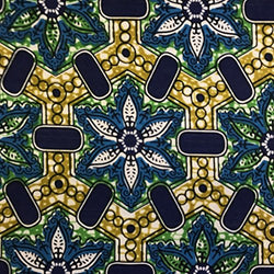African Print Fabric Cotton Print 44'' wide Sold By The Yard (185179-1)