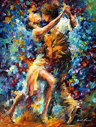 Dance Wall Art - Internal Struggle Of Lust — Palette Knife Oil Painting On Canvas By Leonid Afremov Studio