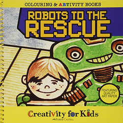 Faber-Castell Creativity For Kids Coloring & ARTivity Book: Robots To The Rescue