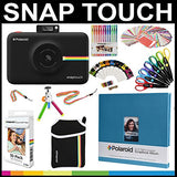 Polaroid Snap Touch Instant Camera Gift Bundle + ZINK Paper (30 Sheets) + 8x8" Cloth Scrapbook +