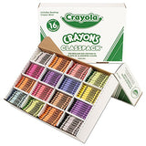 Crayola 528016 Classpack Regular Crayons, 16 Colors, 800/BX