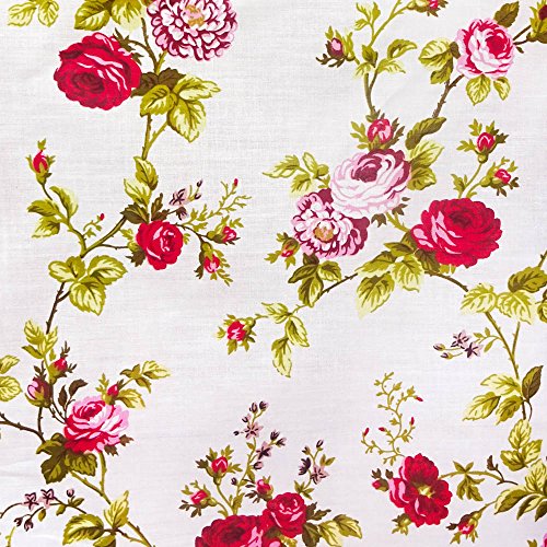 Daffodils Flower Poly Cotton, 58"/60" Inches Wide – Sold By The Yard (FB)