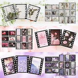 252 Pieces Film Stickers Cinema Scrapbooking Sticker Retro Film Strip Stickers Decorative Plant Flower Stickers Vintage Journal Stickers Colorful Scenery Self-Adhesive Decals for DIY Photo Album Diary