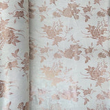 Champagne Velvet Jacquard Damask Fabric 118'' Wide sold By The Yard for Curtains, Drapery,