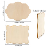 Unfinished Wood Ornaments, PETUOL Valentine Day DIY 32pcs 4x3in Creative Irregular Blank Wood Natural Slices for DIY Crafts, Painting, Pyrography, Writing, Photo Props, Coasters and Home Decorations