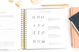 Pretty Simple Lettering: Modern Calligraphy & Hand Lettering for Beginners: A Step by Step Guide to Beautiful Hand Lettering & Brush Pen Calligraphy Design
