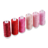 Candora Sewing Thread Assortment Coil 30 Color 250 Yards Each Polyester Thread Sewing Kit All Purpose Polyester Thread for Hand and Machine Sewing