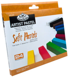 ROYAL BRUSH Soft Pastels, 24-Pack, Multicolor
