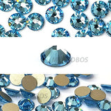 AQUAMARINE (202) lake blue Swarovski NEW 2088 XIRIUS Rose 20ss 5mm flatback No-Hotfix rhinestones