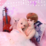 BJD Doll, 1/4 SD Dolls 16 Inch Toys 19-Jointed Body Cosplay Fashion Dolls with All Clothes Shoes Wig Hair Makeup DIY Toys Gift Collection