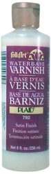 FolkArt Waterbase Varnish (8 Ounce), 792 Satin