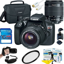 Canon EOS Rebel T6 DSLR Camera w/ EF-S 18-55mm f/3.5-5.6 IS II Lens - Deal-Expo Essential