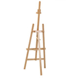 MEEDEN Basic Lyre Studio Easel - Wood Artist Easel for Painting - Adjustable Height and Working Angles - Hold Canvas up to 50 inch (Beech Wood)