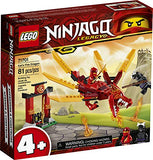 LEGO NINJAGO Legacy Kai’s Fire Dragon 71701 Dragon Toy Figure Building Kit (81 Pieces)