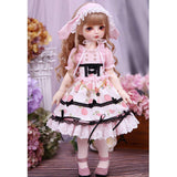 1/4 BJD Doll 15 Inch 19 Ball Jointed SD Dolls Fashion Dolls Action Figure + Makeup + Wig + Clothes, Children's Creative Toys Girls Surprise Gift