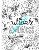 Happy Coloring Kindness Matters Coloring Book