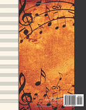 Blank sheet music: Music manuscript paper / staff paper / perfect-bound notebook for composers, musicians, songwriters, teachers and students - 100 ... notes, notes cover (Music lover’s notebooks)