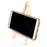 Tosnail 24 Pack 6" Natural Wooden Tabletop Easel Stand Photo Painting Display