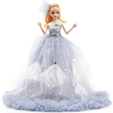 40cm Wedding Doll Rapunzel Princess Girl Toy Boutique Dance Gift Set Exquisite Long Dress Decoration Joints Movable 03 Clothes
